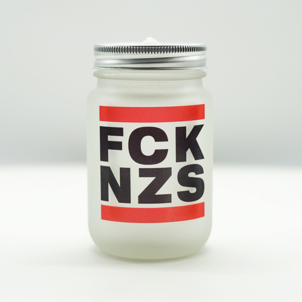 Henkelglas »FCK NZS«
