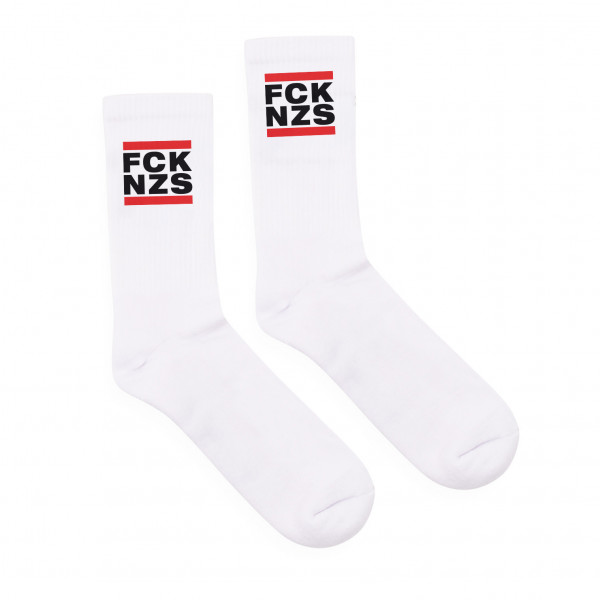 Socken "FCK NZS" weiß
